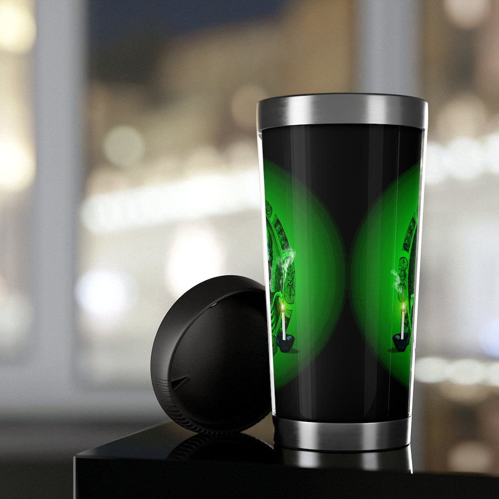 Stainless Steel Spooky Halloween Travel Mug with Insert