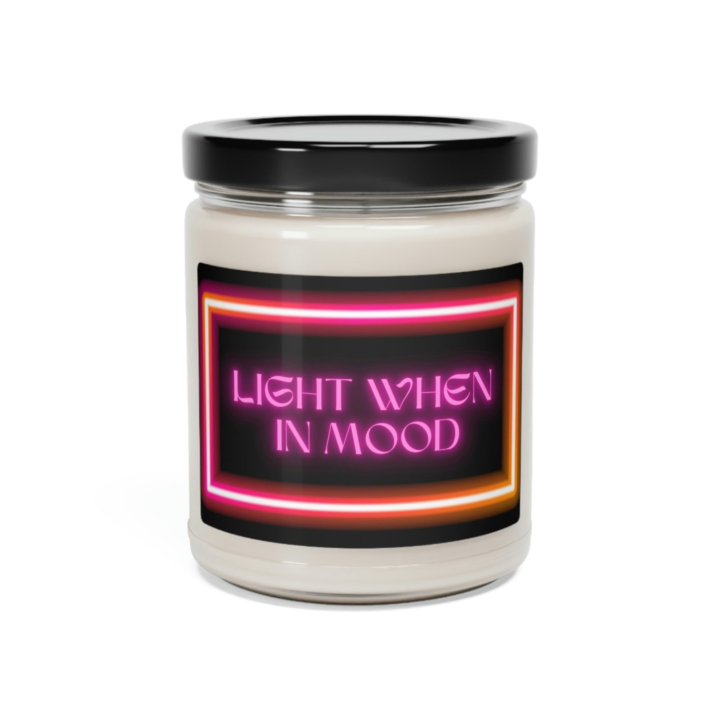 Light When In Mood, Scented Soy Candle, 9oz, Funny Candle Humor, Valentines Day Gift
