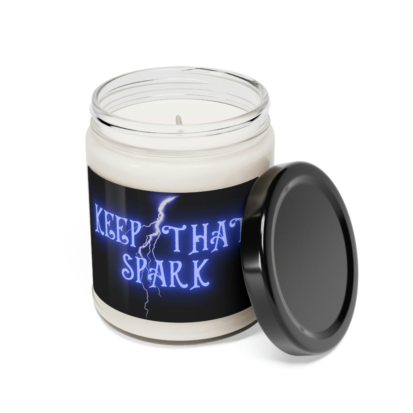 Keep That Spark, Scented Soy Candle, 9oz, Candle Pun, Valentines Day Gift