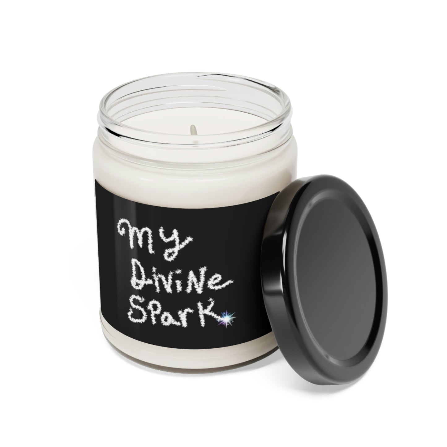 My Divine Spark, Scented Soy Candle, 9oz, Candle Pun, Valentines Day Gift