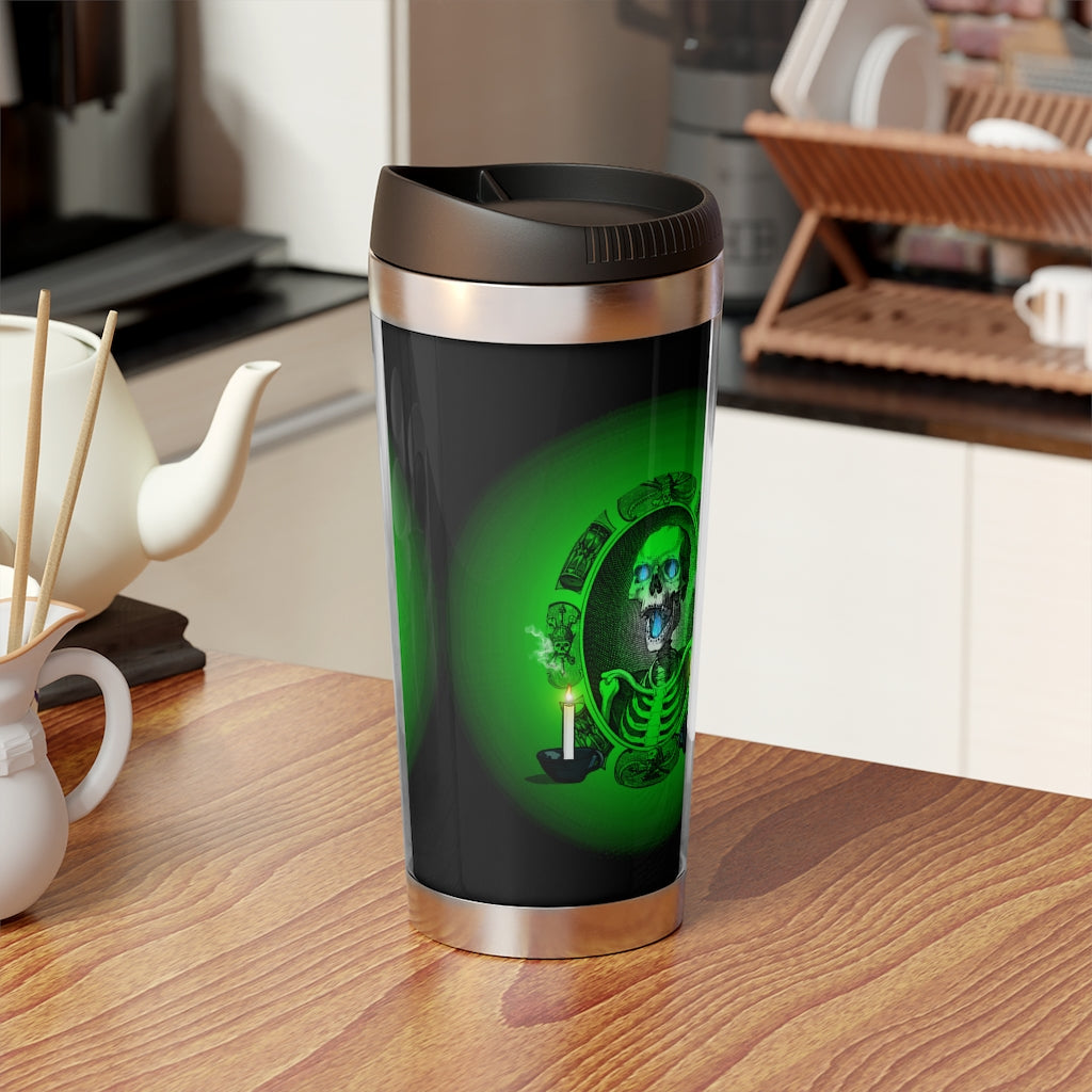 Stainless Steel Spooky Halloween Travel Mug with Insert