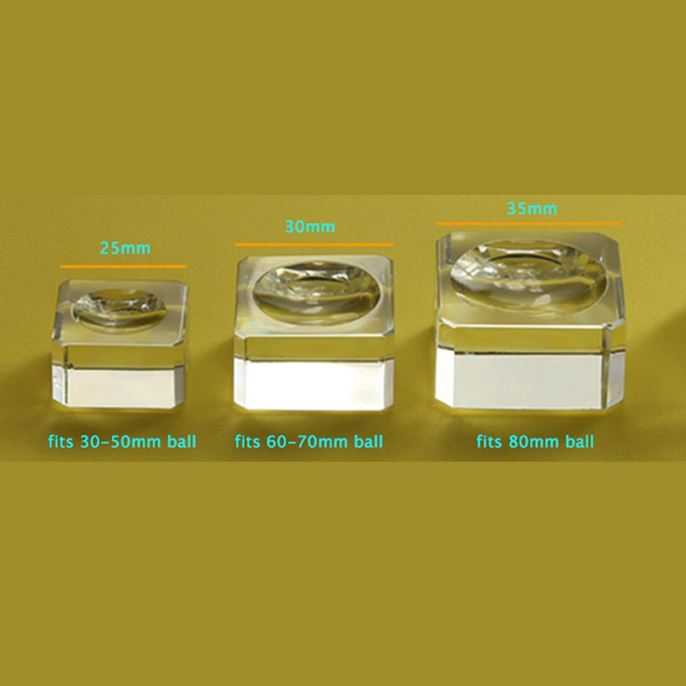Glass Display Stand for Crystal Spheres
