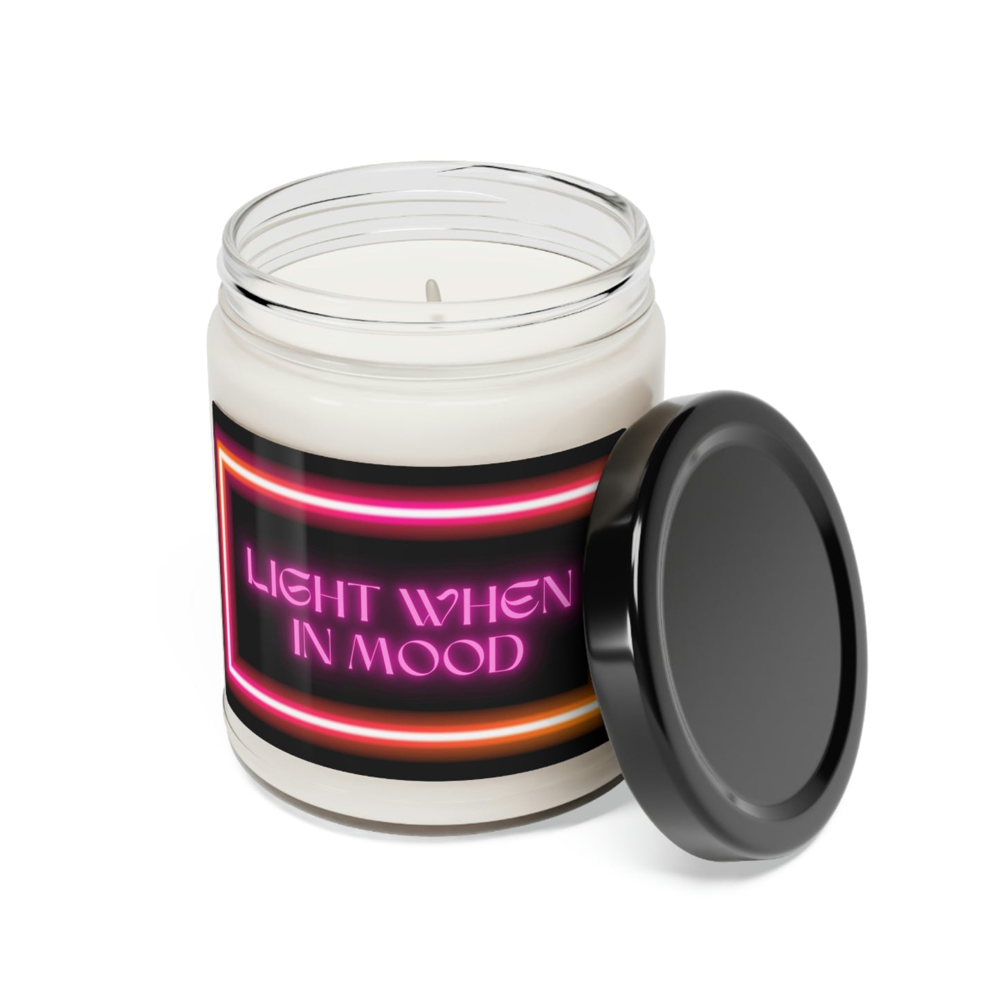 Light When In Mood, Scented Soy Candle, 9oz, Funny Candle Humor, Valentines Day Gift