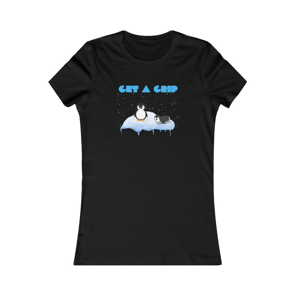 Get A Grip Women's Favorite Tee Christmas Top