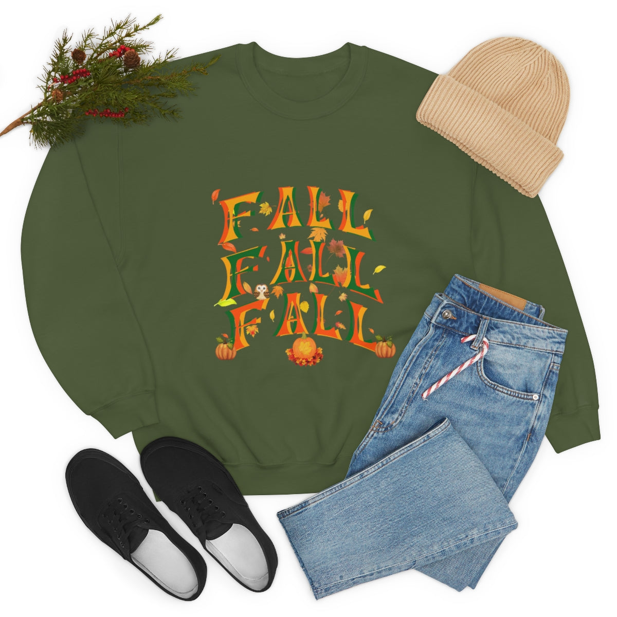 Fall Fall Fall Crewneck Sweatshirt