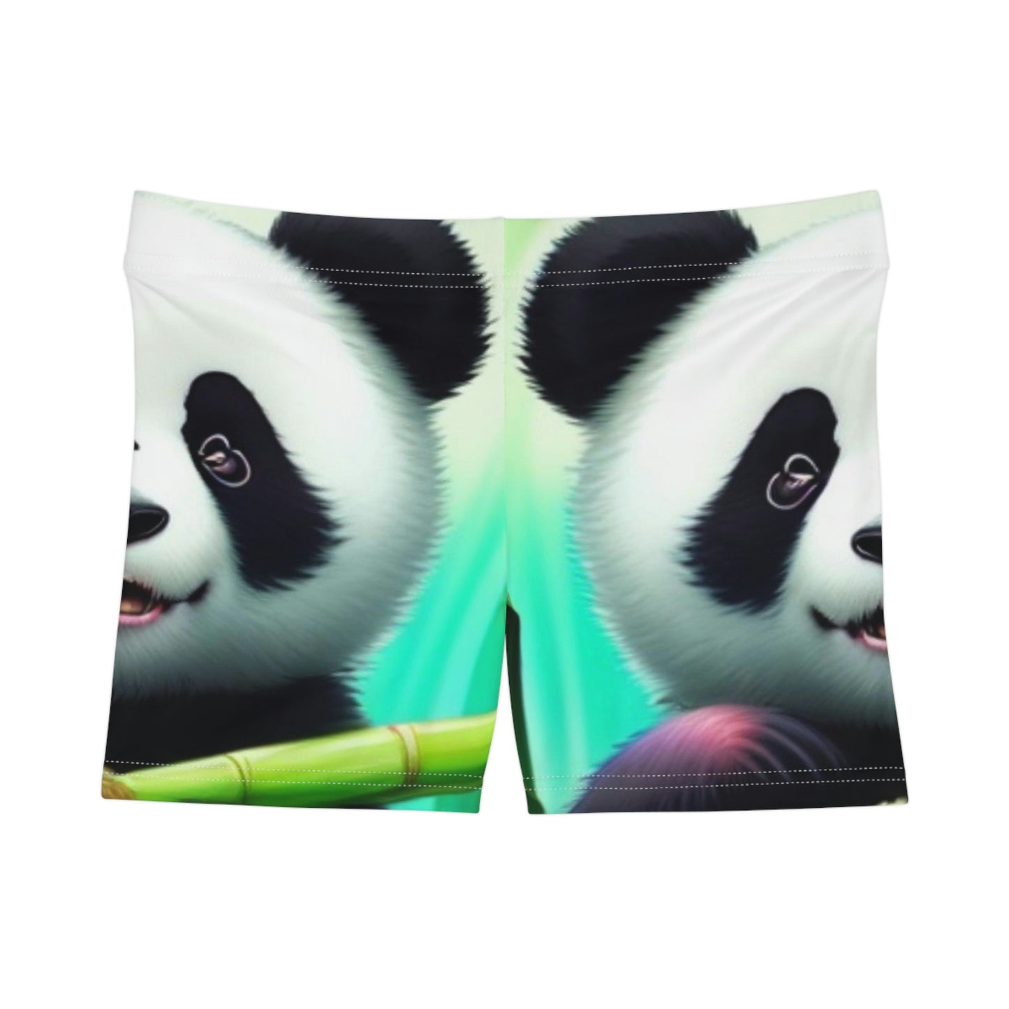 Cute Panda Summer Shorts, Womens