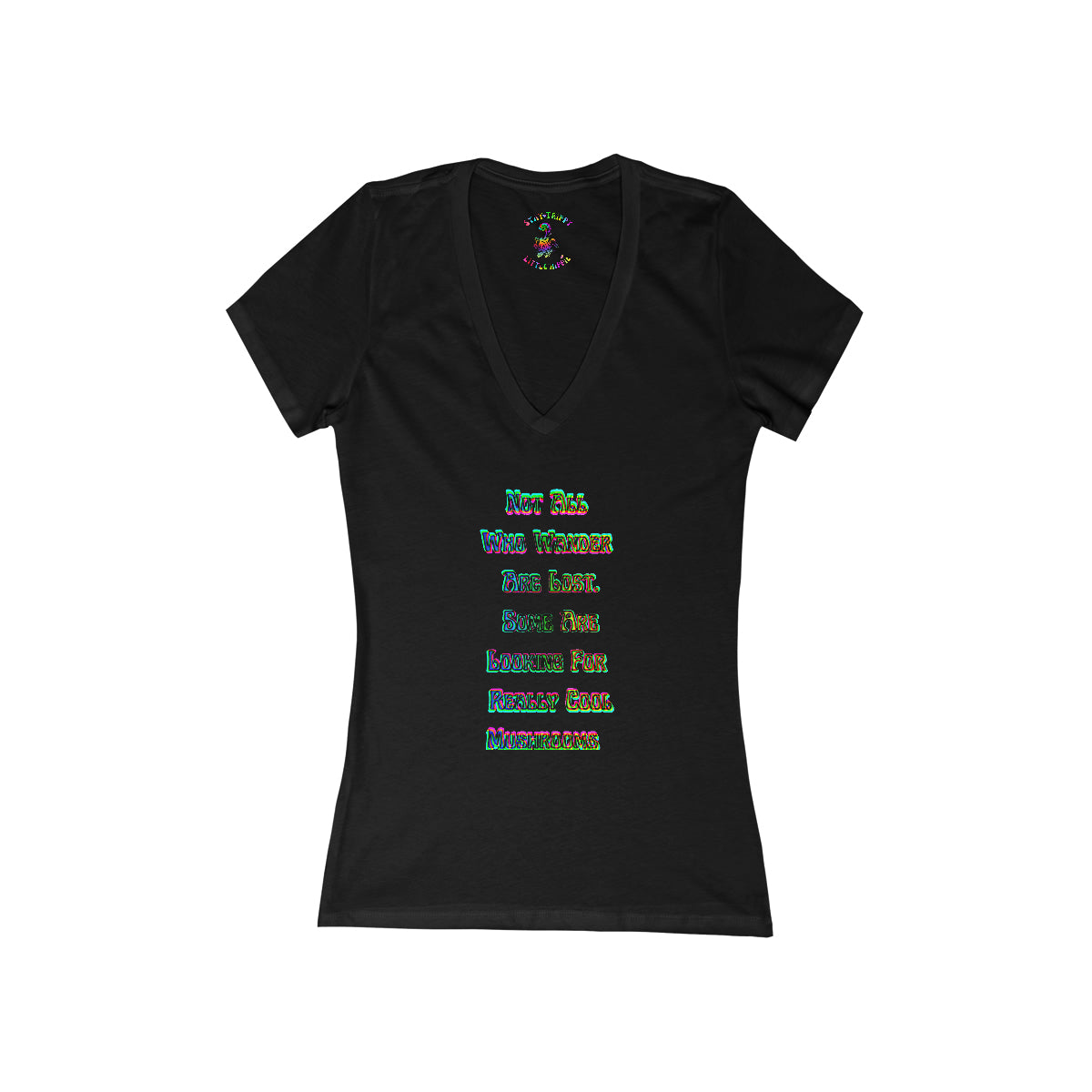 Mycologist Gift, Women's Jersey Short Sleeve Deep V-Neck Tee, Mushroom Lover Gift, Womens Gifts, Trending T shirt
