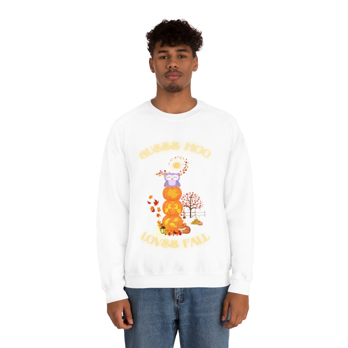 Guess Hoo Loves Fall Crewneck Sweatshirt