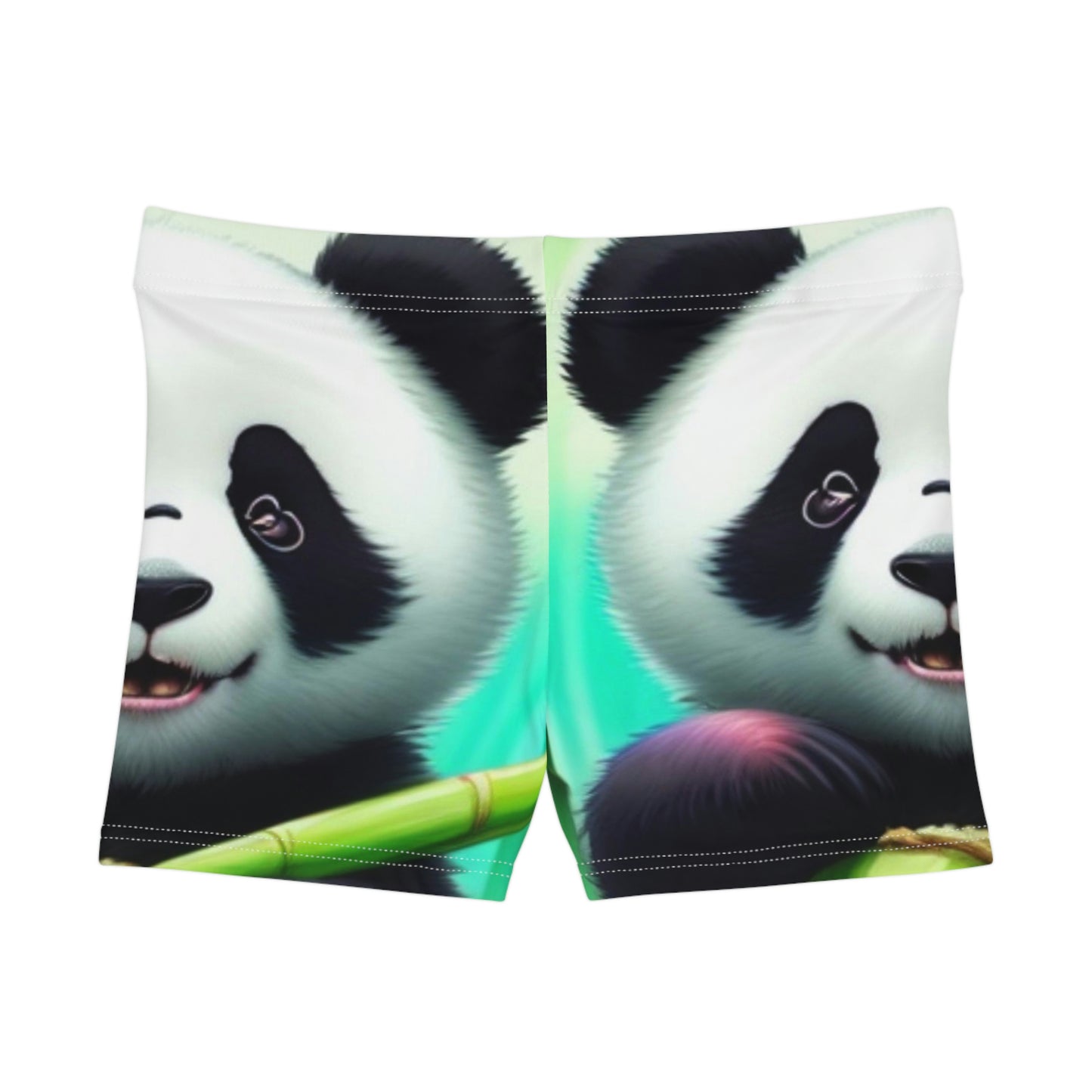 Cute Panda Summer Shorts, Womens