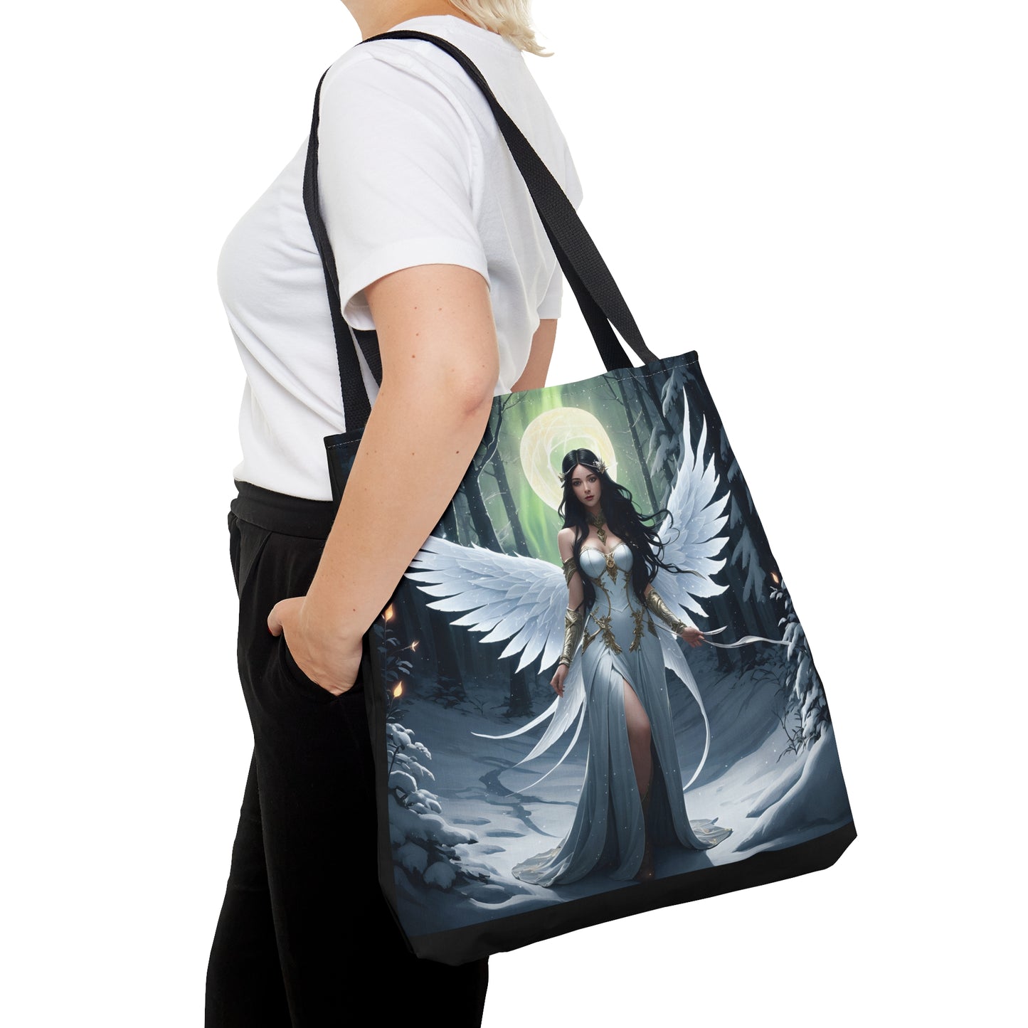 Winter Fae Goddess,Tote Bag