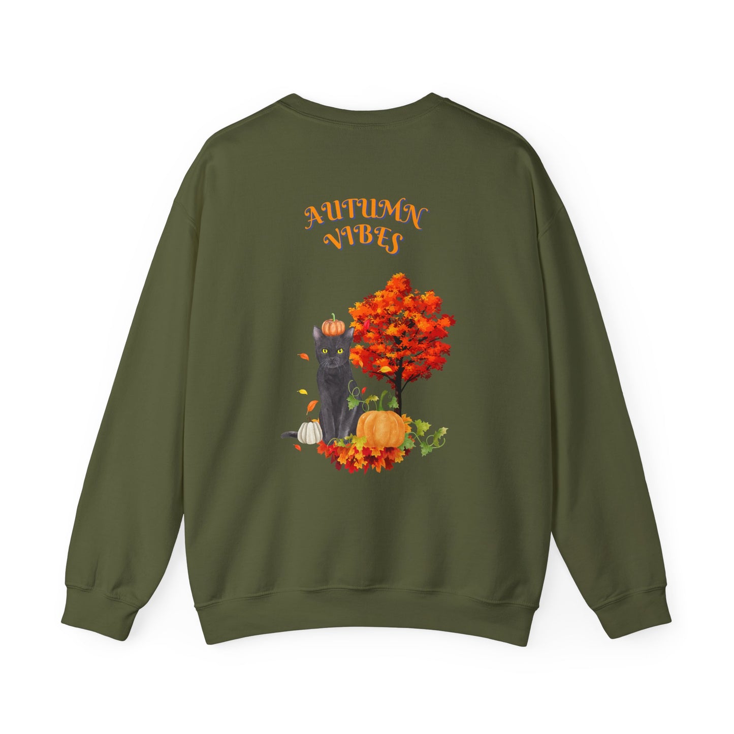 Autumn Vibes Fall Crewneck Sweatshirt