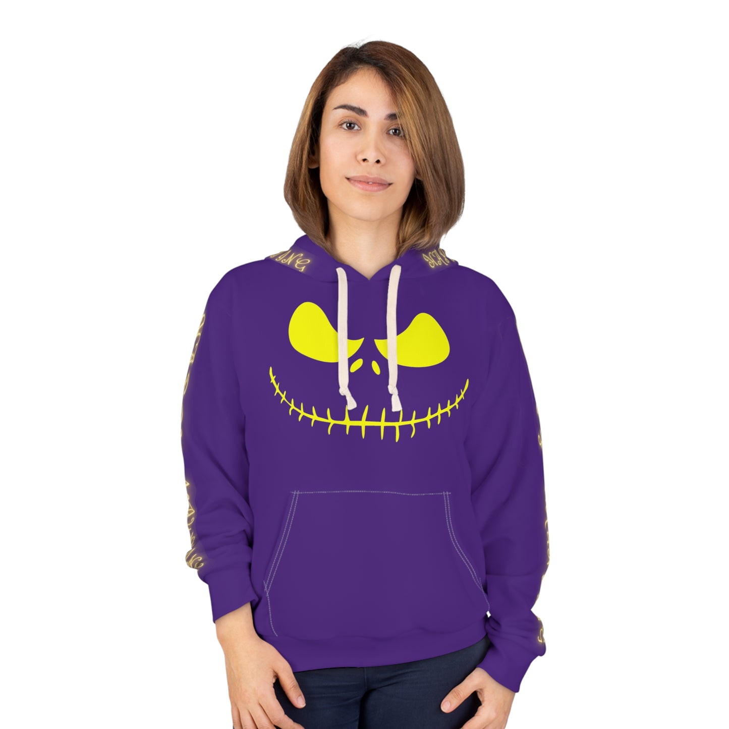 "Happy Haunting and to All A Good Fright" Halloween Pullover Hoodie