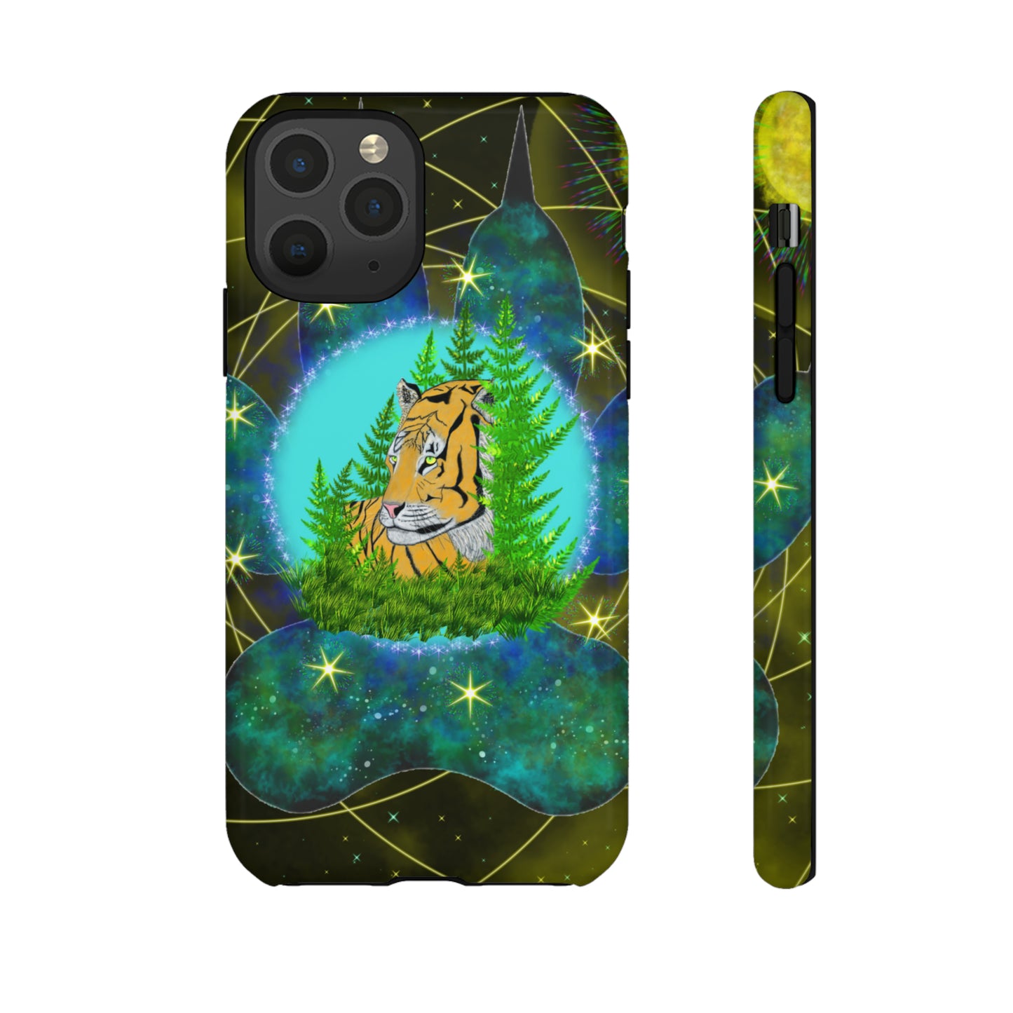 Tiger Medicine Totem Protective Phone Case, Samsung, iPhone, Pixel, all sizes
