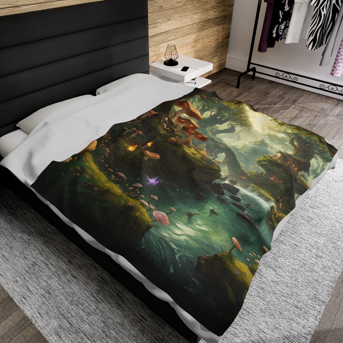 Fairylands, River Of Life, Plush Blanket