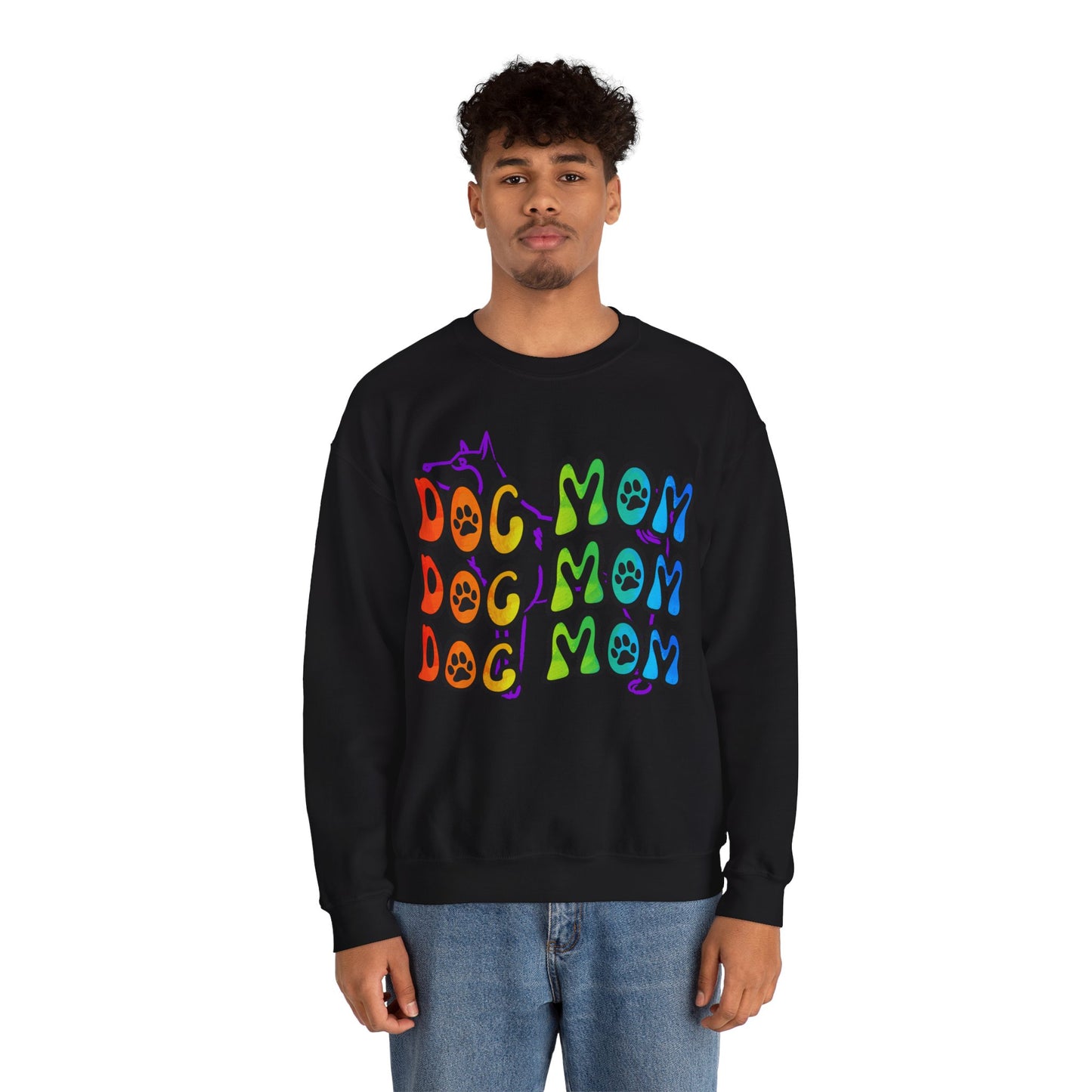 Dog Mom Heavy Blend Sweatshirt