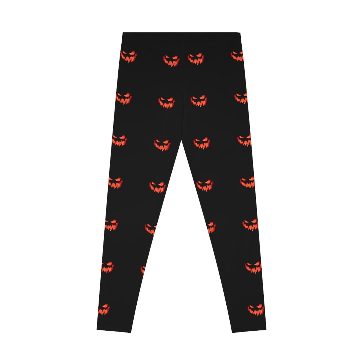 Spooky Grin Halloween Stretchy Leggings