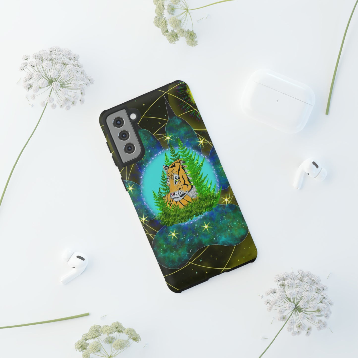 Tiger Medicine Totem Protective Phone Case, Samsung, iPhone, Pixel, all sizes