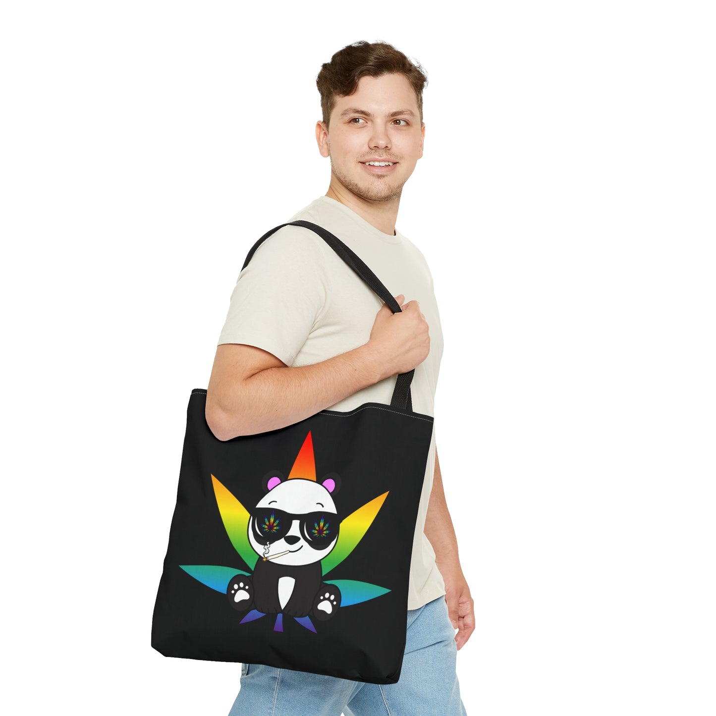 Peace Panda, 420 Themed, Tote Bag