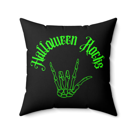 Halloween Rocks Halloween Pillow Spun Polyester Square Pillow