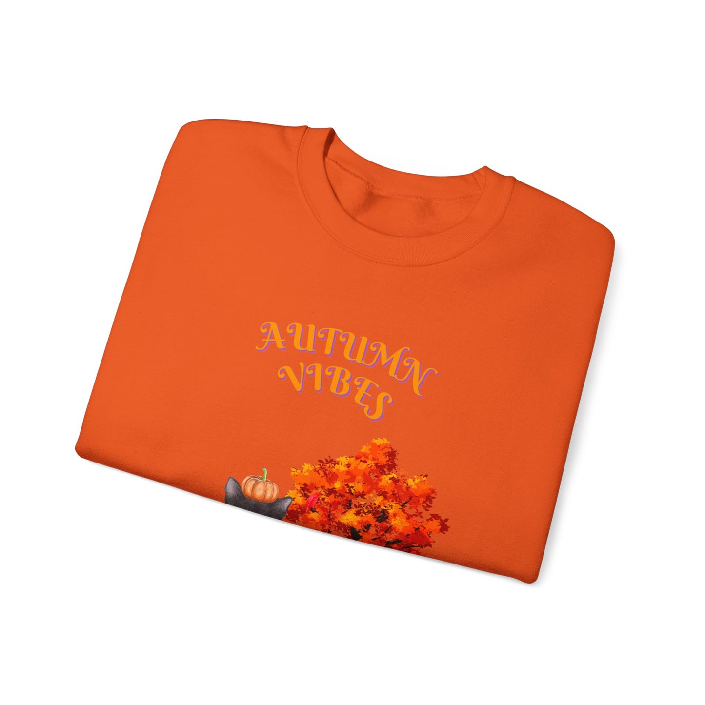 Autumn Vibes Fall Crewneck Sweatshirt