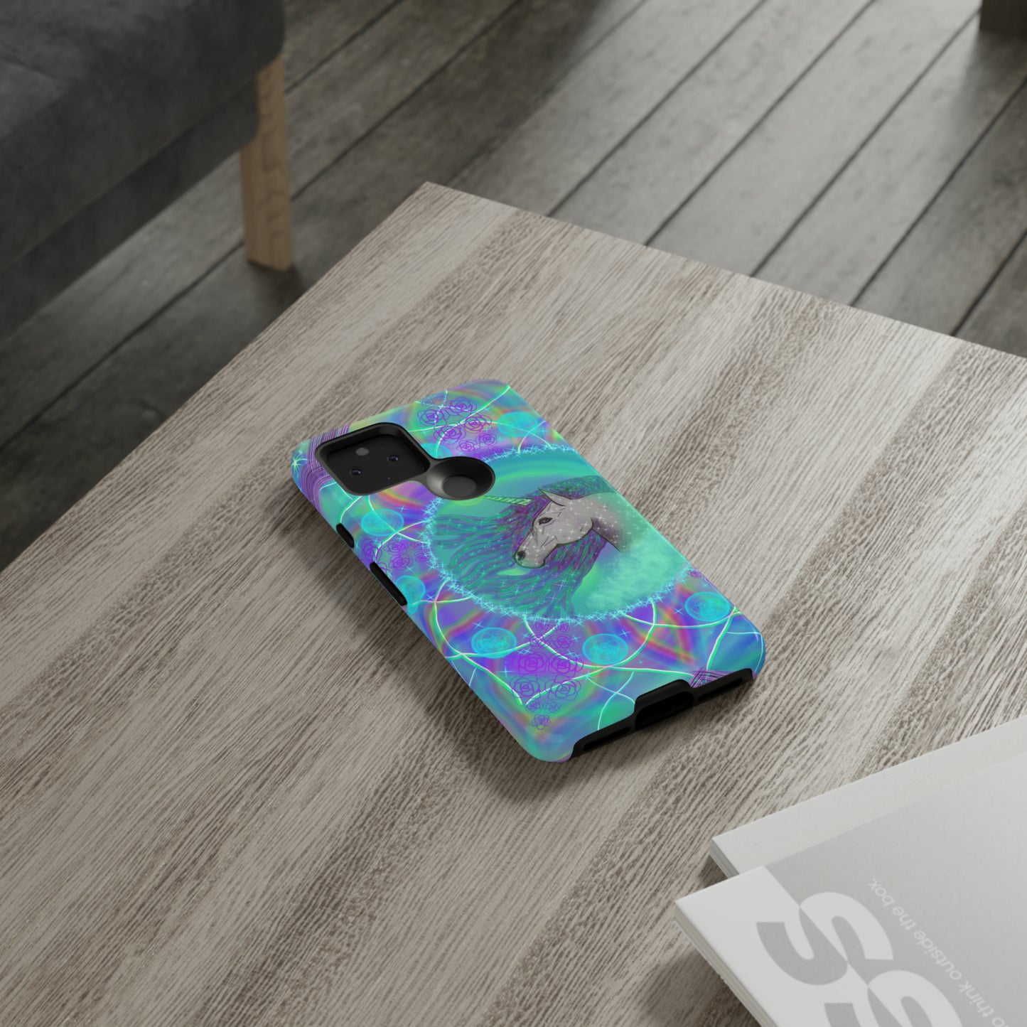 Mystic Unicorn Protective Phone Case, Samsung, iPhone, Pixel, all sizes