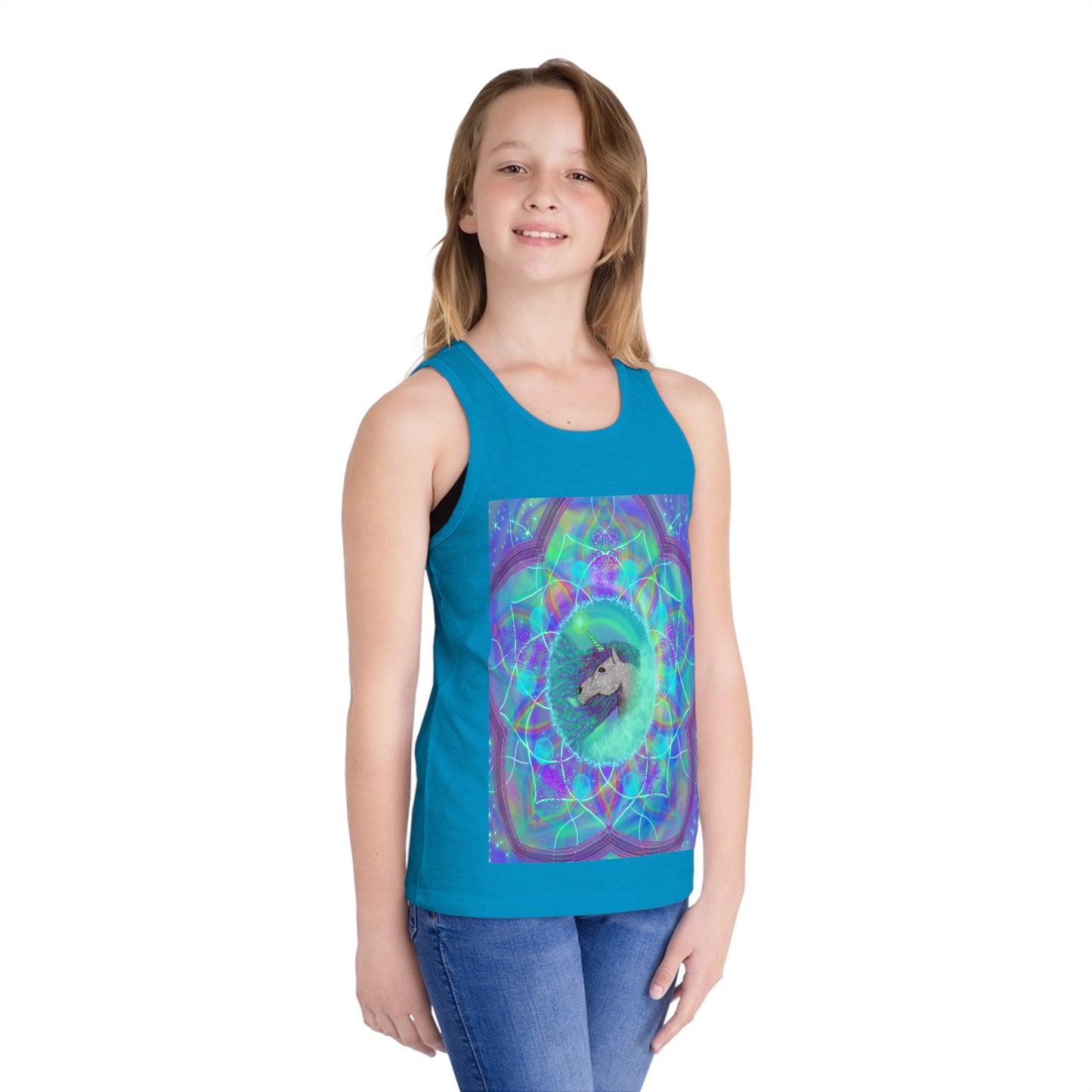 Mystic Unicorn Kid's Jersey Tank Top