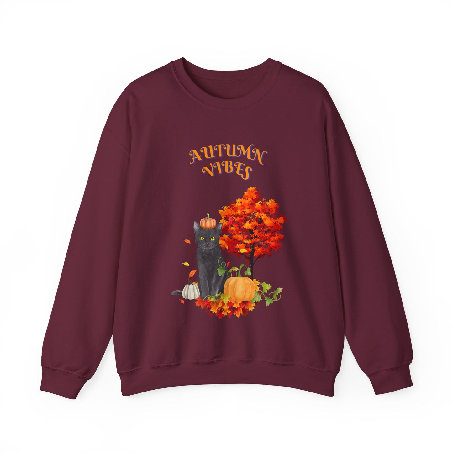 Autumn Vibes Fall Crewneck Sweatshirt