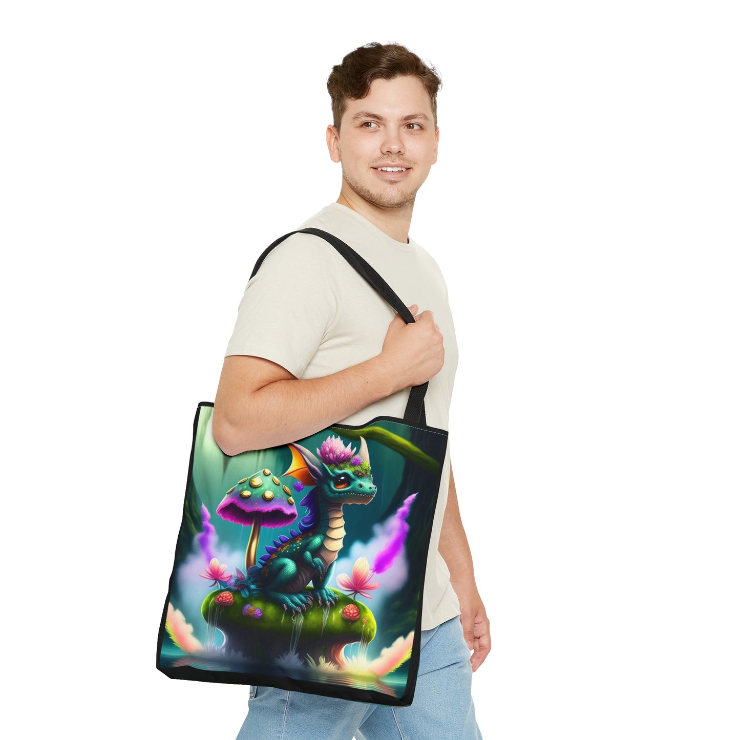 Fae Water Dragon,Tote Bag