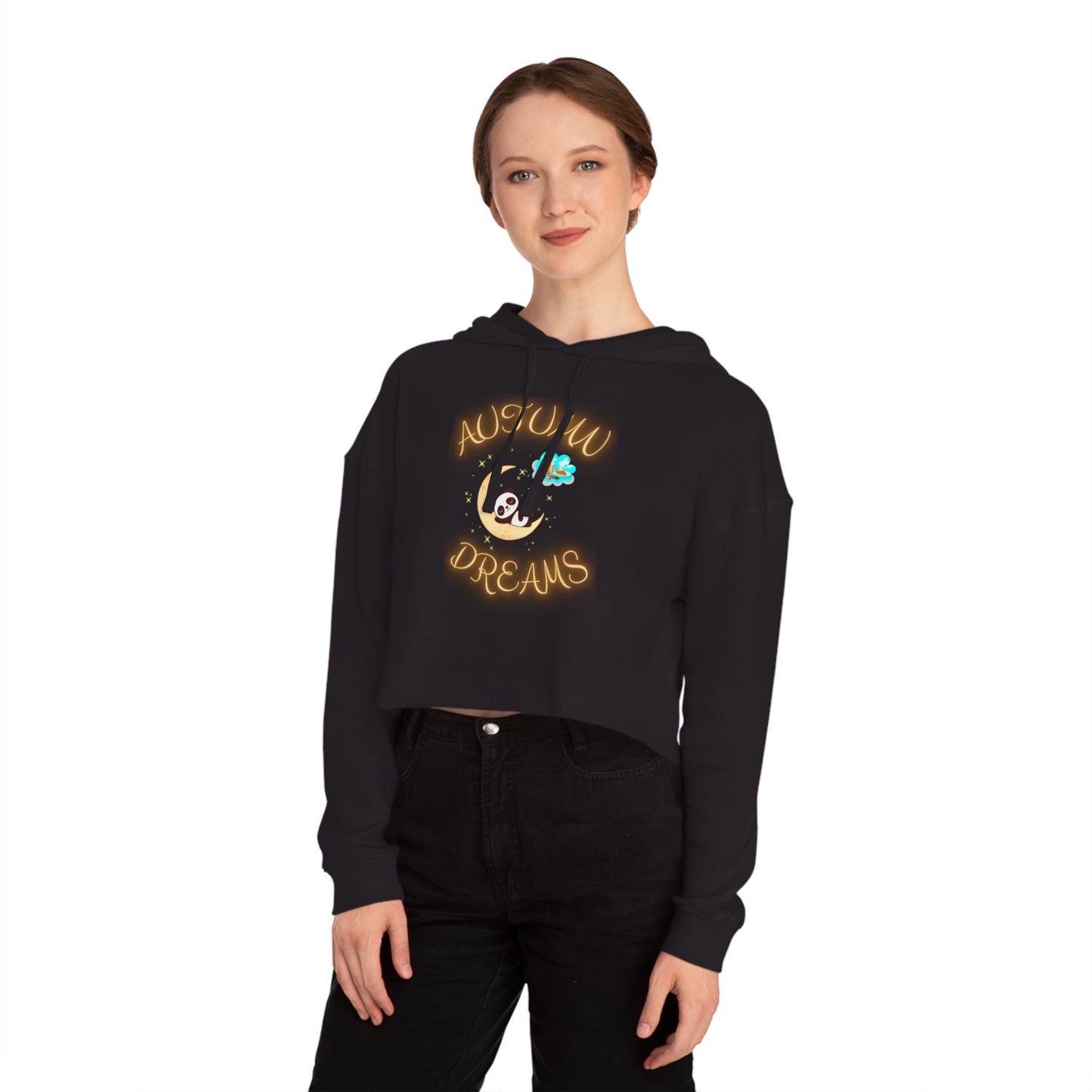 Autumn Dreams Women’s Cropped Hooded Sweatshirt