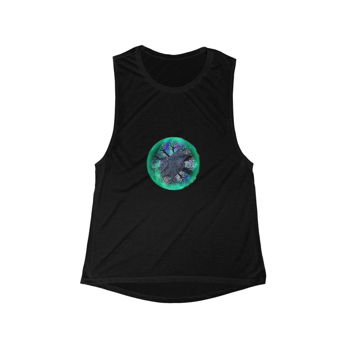 Raven Magick Women's Flowy Scoop Muscle Tank