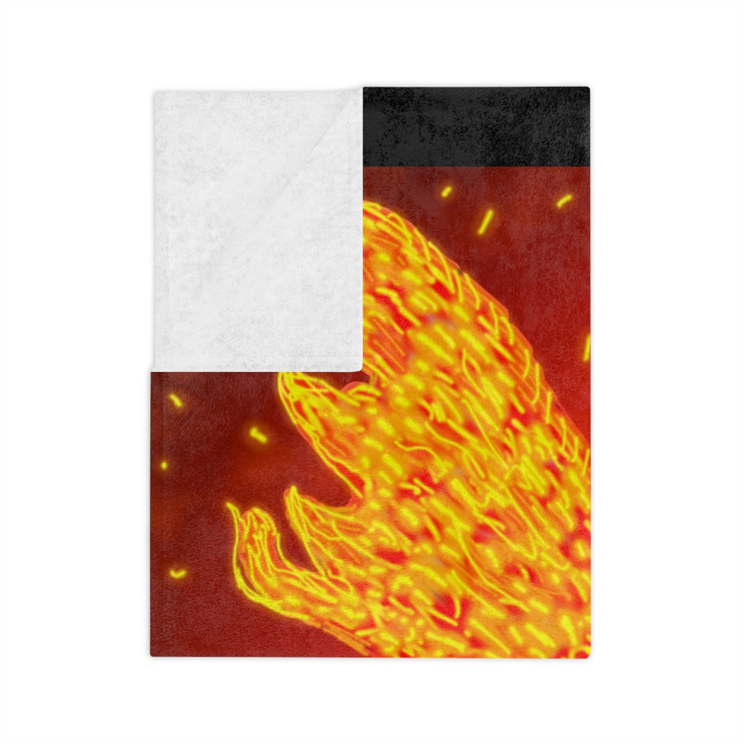 Mystic Fire Fairy Velveteen Minky Blanket