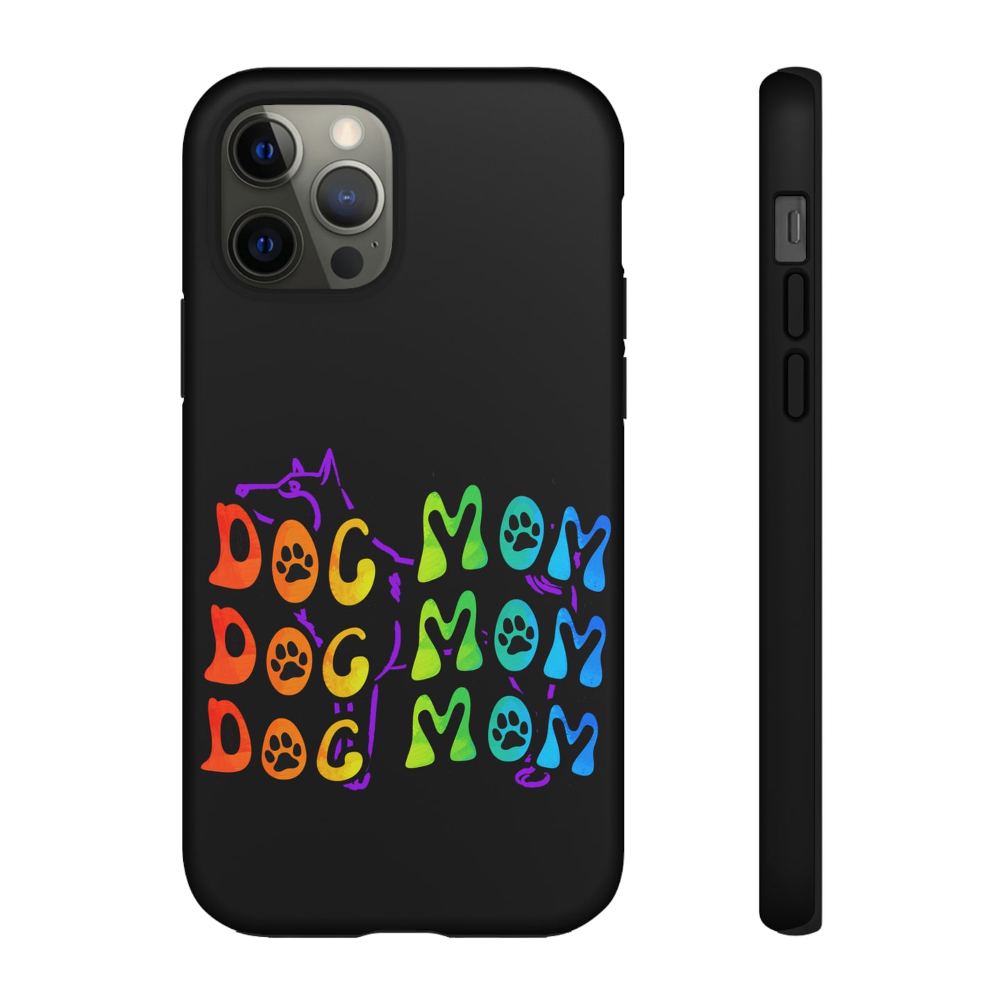 Dog Mom Protective Phone Case, Samsung, iPhone, Pixel, all sizes