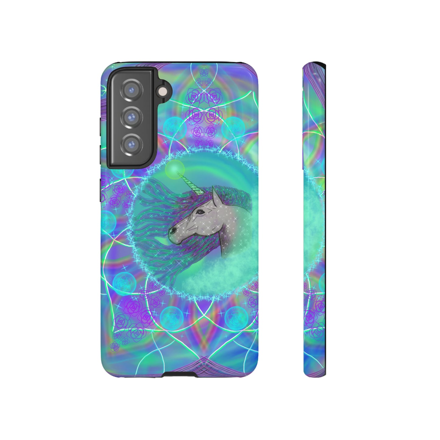 Mystic Unicorn Protective Phone Case, Samsung, iPhone, Pixel, all sizes
