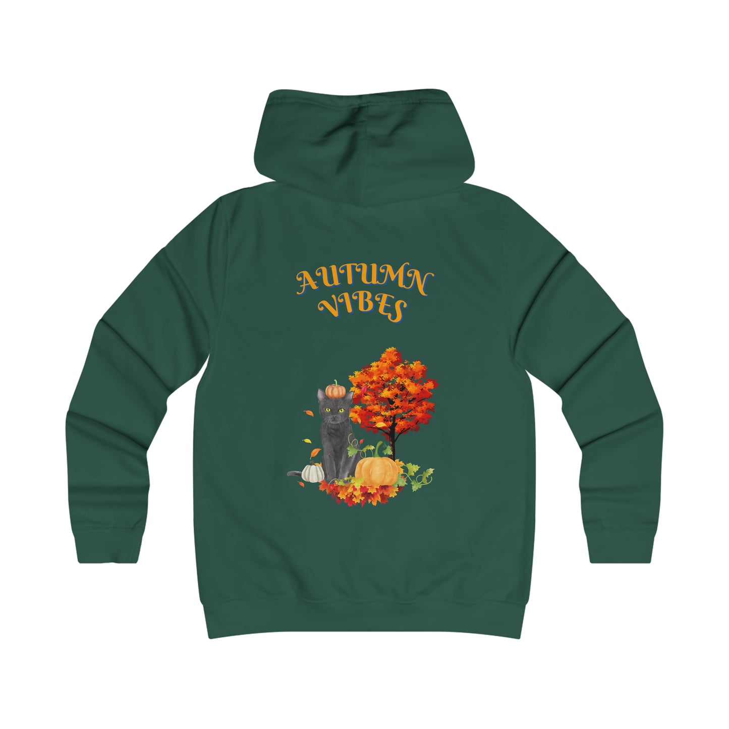 Autumn Vibes Girlie College Hoodie