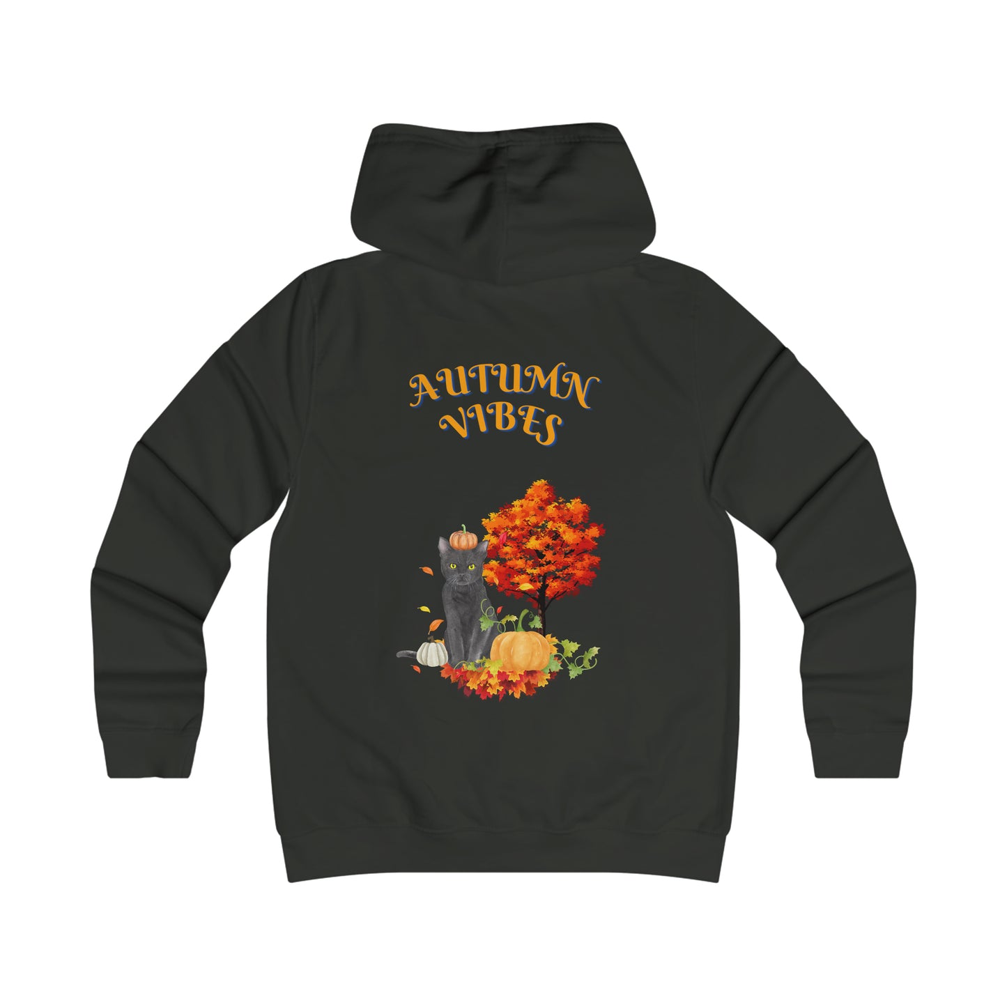 Autumn Vibes Girlie College Hoodie