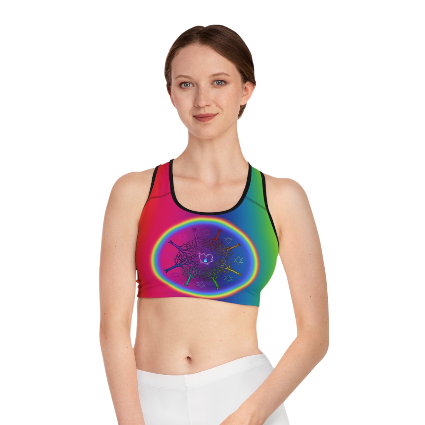 Rainbow Roots PRIDE Sports Bra