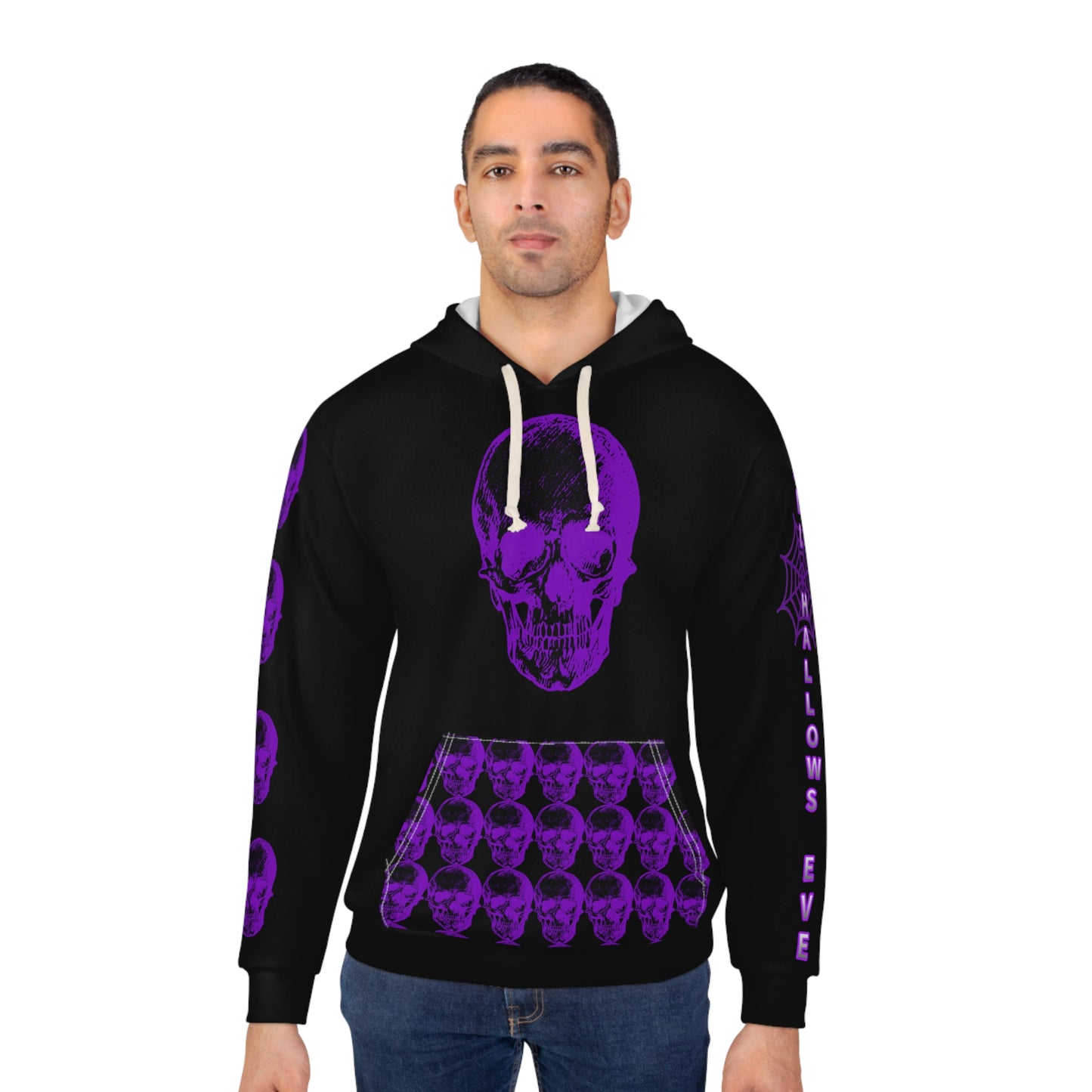 Spooky skull Halloween Pullover Hoodie