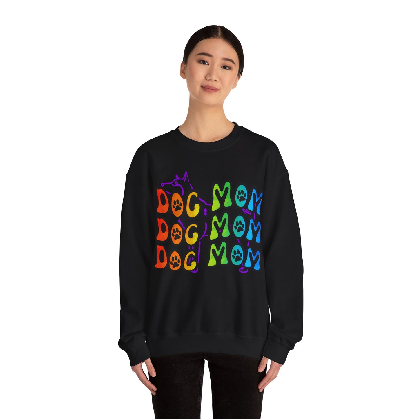 Dog Mom Heavy Blend Sweatshirt