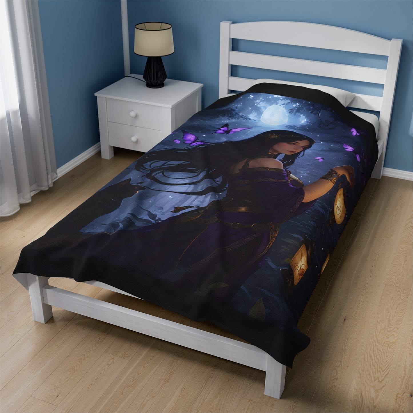 Butterfly  Queen, Plush Blanket