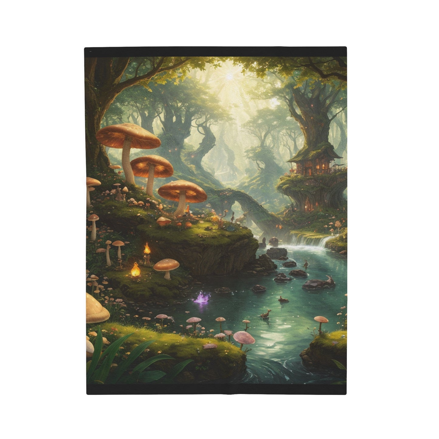 Fairylands, River Of Life, Plush Blanket