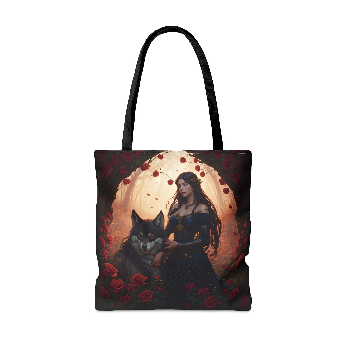 Wolf Enchantress,Tote Bag