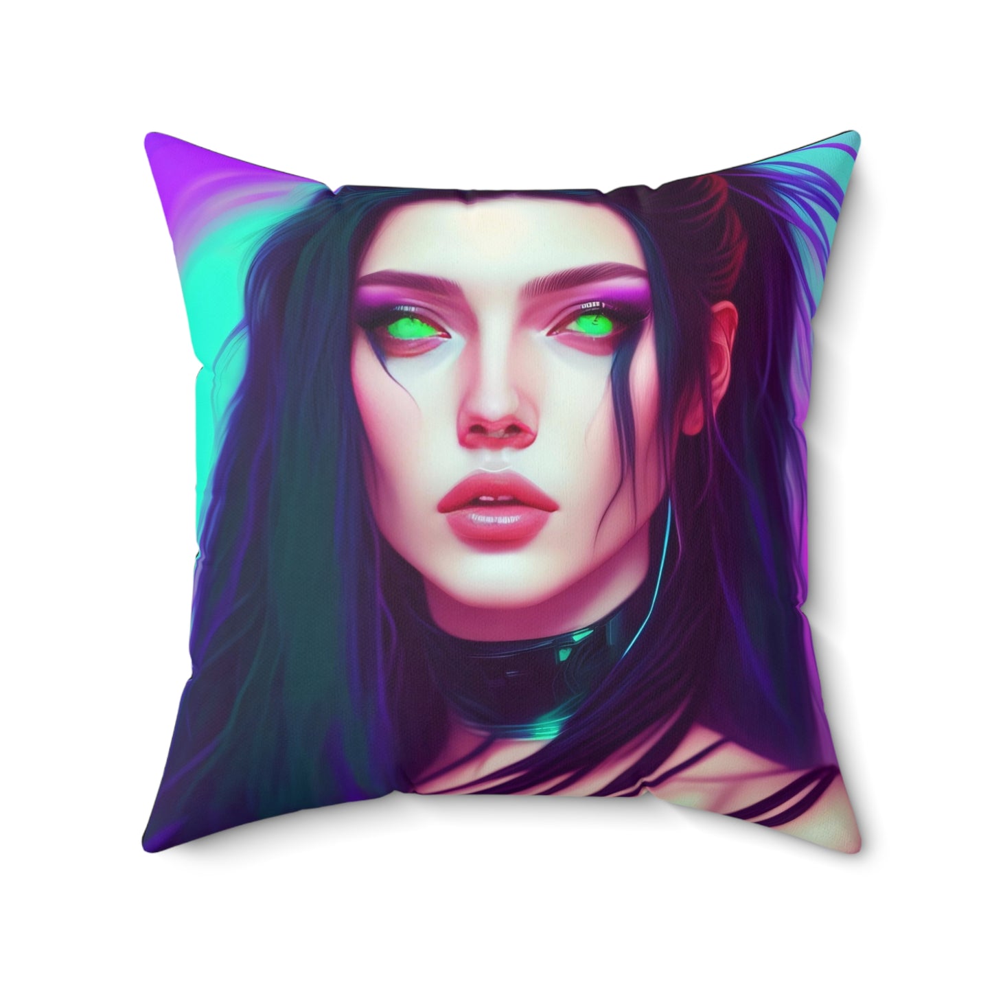 Retro Vibes, Spun Polyester Square Pillow