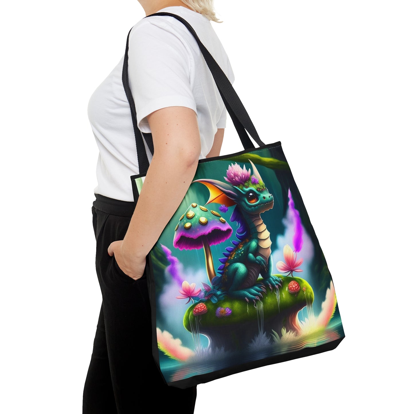 Fae Water Dragon,Tote Bag