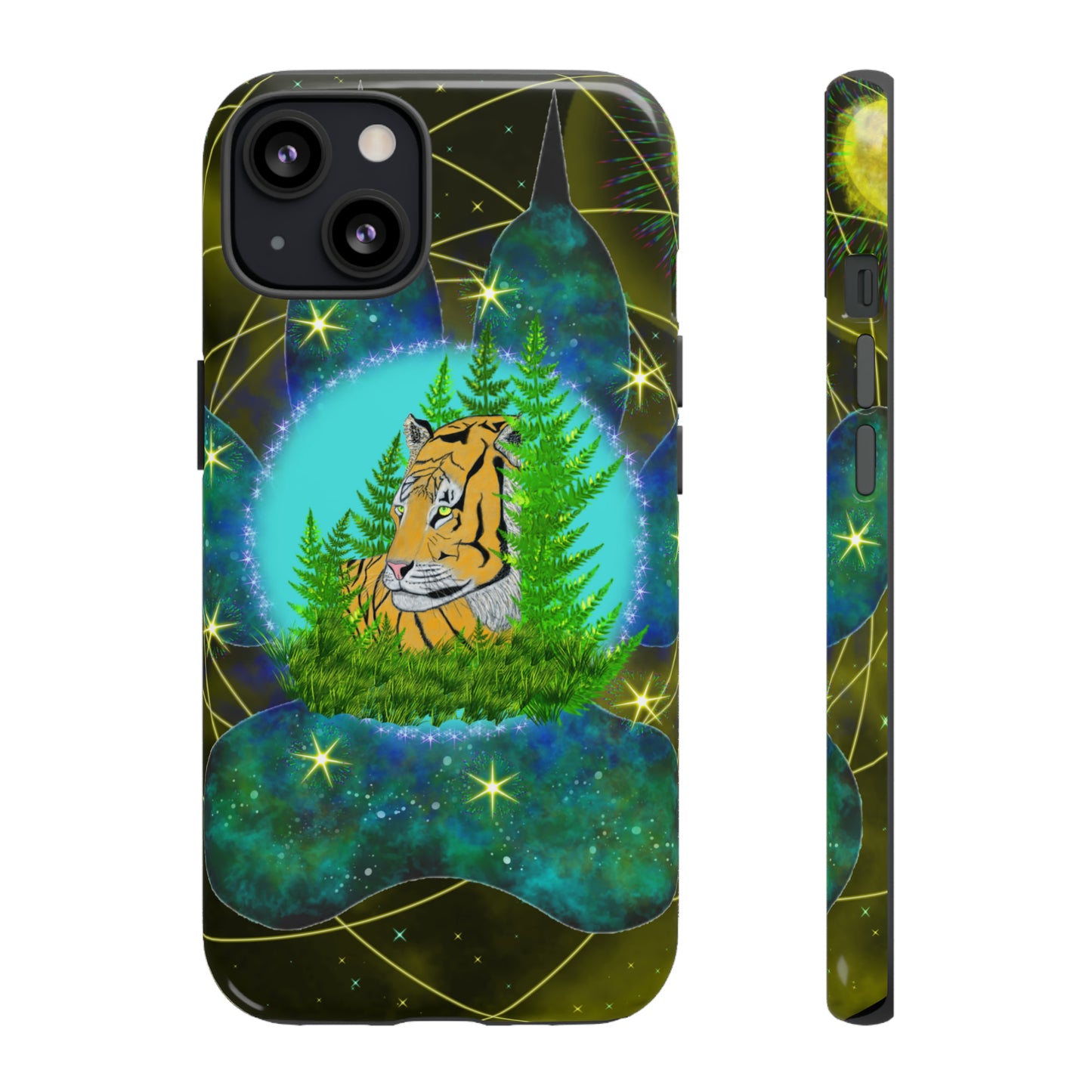 Tiger Medicine Totem Protective Phone Case, Samsung, iPhone, Pixel, all sizes