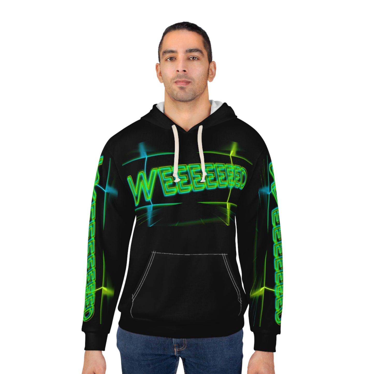 Weeeeeed, Pullover Hoodie (AOP)