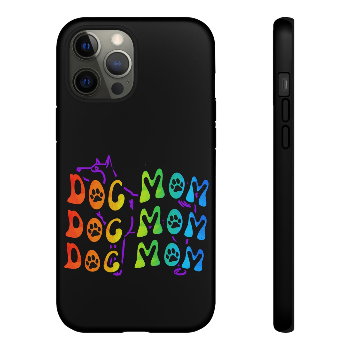 Dog Mom Protective Phone Case, Samsung, iPhone, Pixel, all sizes