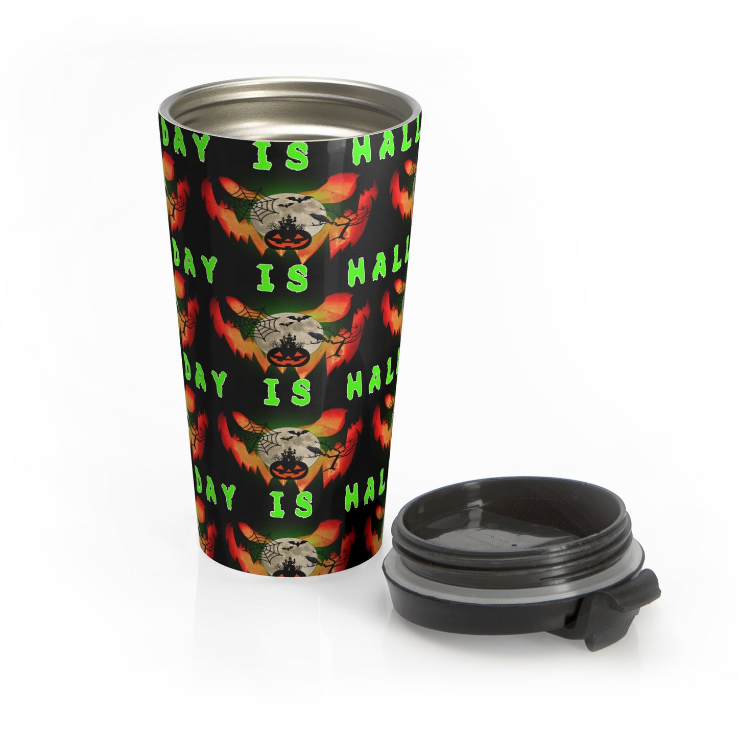 Every day is Halloween Stainless Steel Travel Mug with Insert