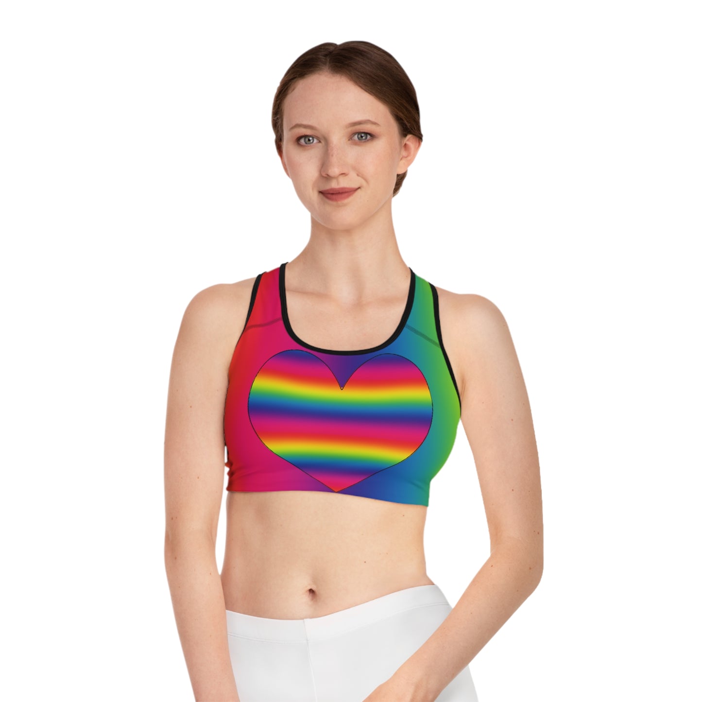 PRIDE Heart Sports Bra