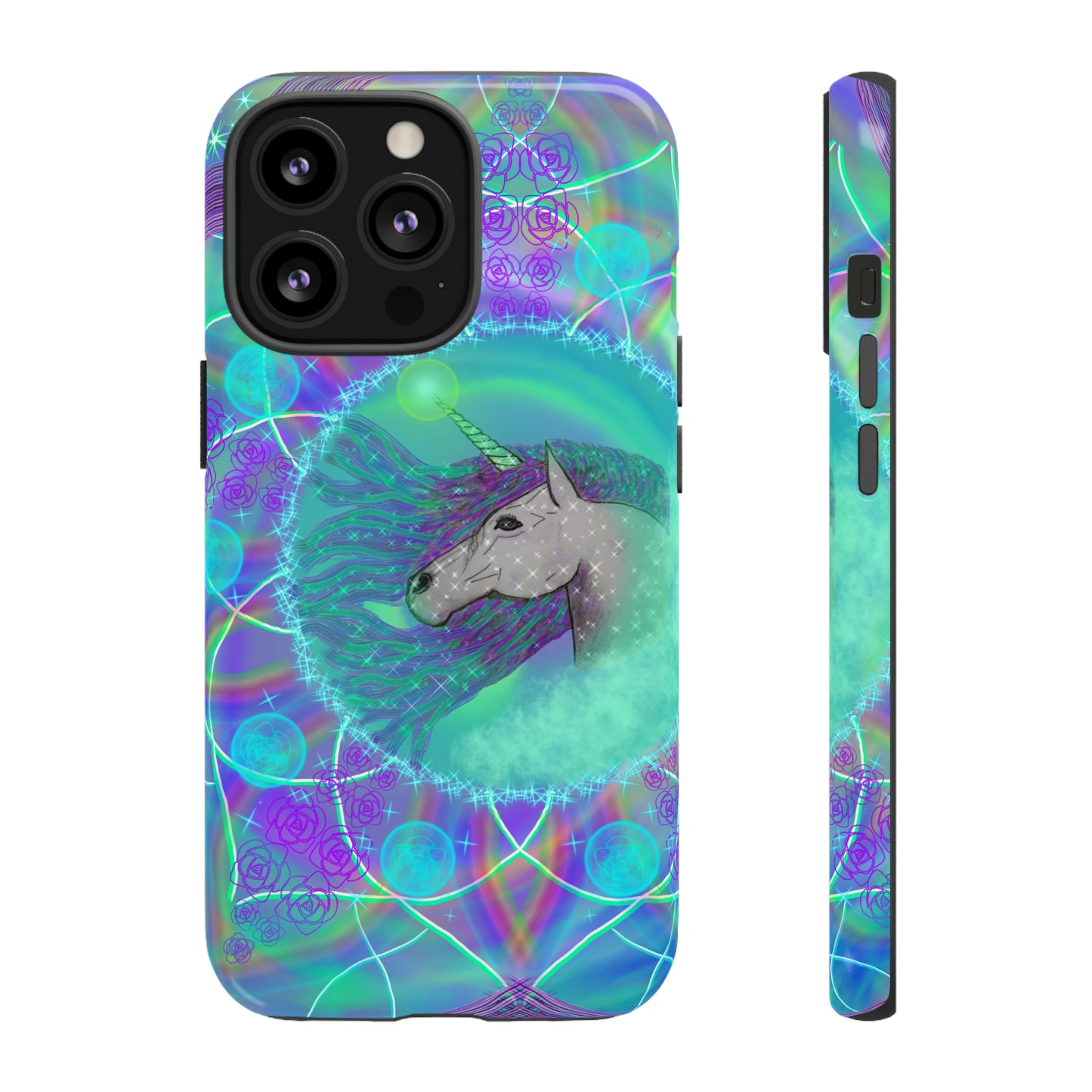 Mystic Unicorn Protective Phone Case, Samsung, iPhone, Pixel, all sizes