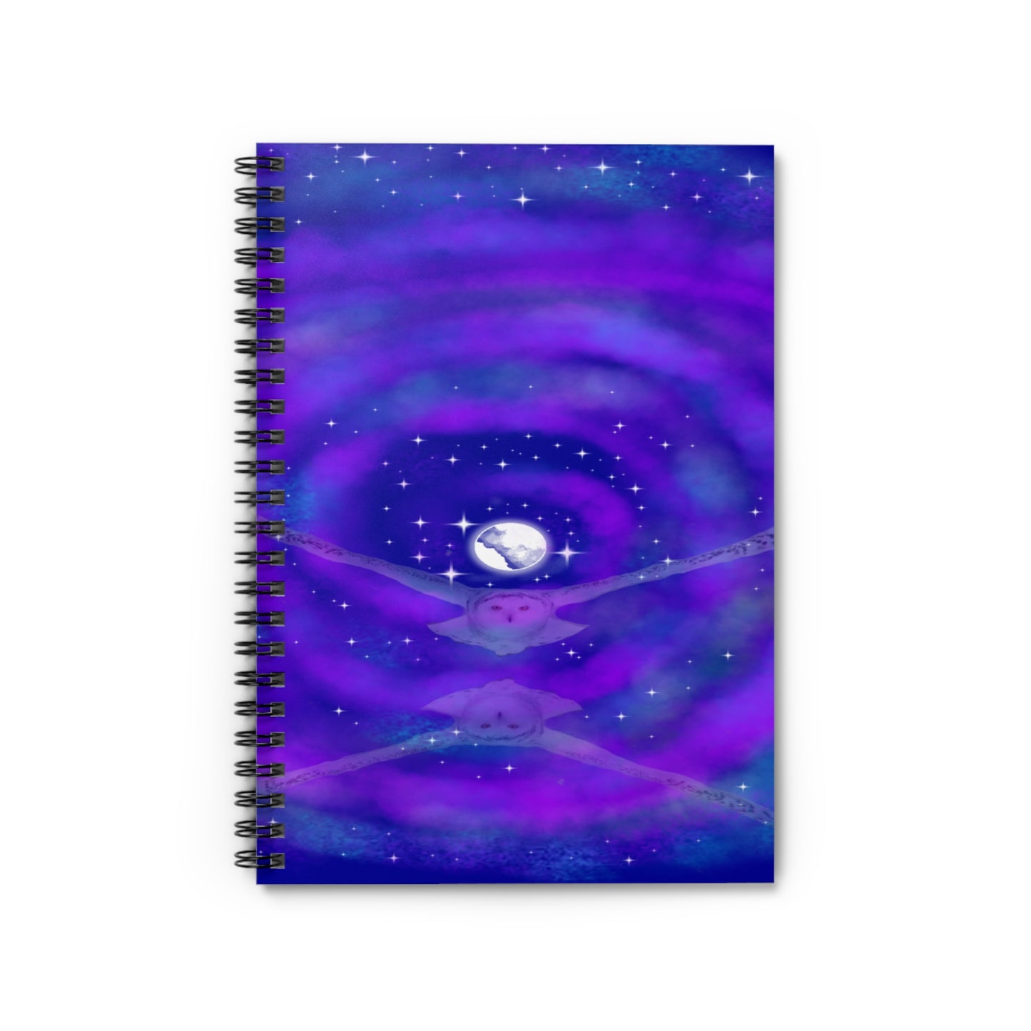 Mystic Owl Spiral Notebook - Ruled Line